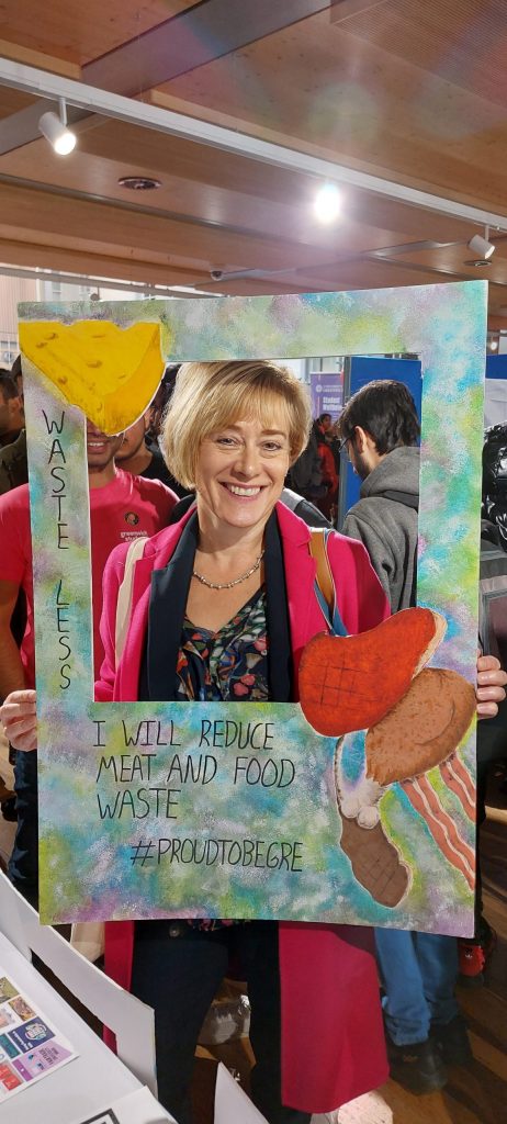 Our Vice-Chancellor making her pledge