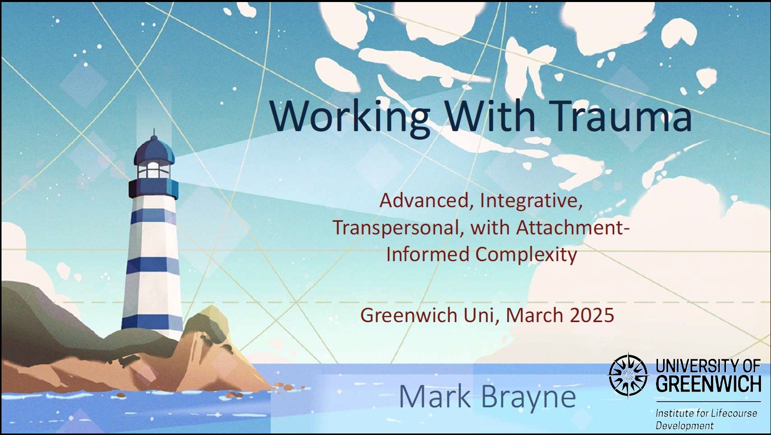 New introductory event held on working with attachment informed complex ...