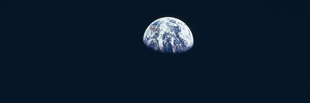Earth seen from lunar surface - NASA picture