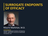 Surrogate endpoints of efficacy