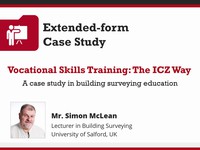 Vocational skills training: the ICZ way