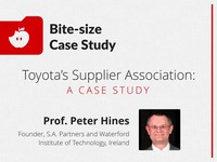Toyota's supplier association: a case study
