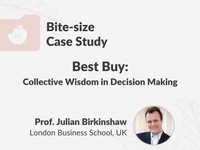 Best Buy: collective wisdom in decision making