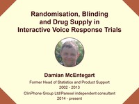 Randomization, blinding and drug supply in interactive voice response trials