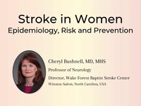 Stroke in women: epidemiology, risk and prevention