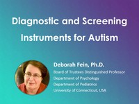 Diagnostic and screening instruments for autism