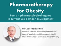 Pharmacotherapy for obesity 2 - pharmacological agents in current use & under development