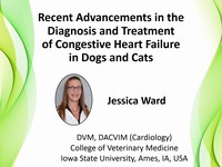 Recent advancements in the diagnosis and treatment of congestive heart failure in dogs and cats