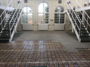 Annexe tiled floor 2015